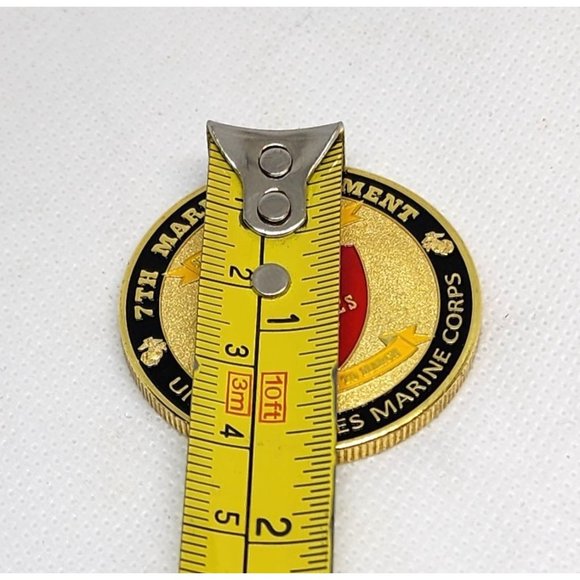 7th Marine Regiment USMC Challenge Coin - Seventh Marine Reinforced - Picture 7 of 16